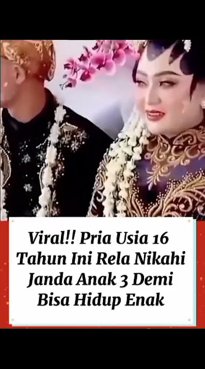 Pria ini nikahi janda kaya. #reels #nikah #trending