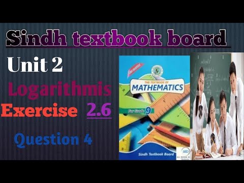 Class ( IX ) Unit 2 " Logarithmis" Exercise 2.6 ,Question 3" - YouTube