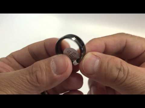 king-will-8mm-black-tungsten-carbide-ring-for-men-beveled-edge-double-groove---unboxing