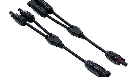 ZOOKOTO Solar Connector Y Branch 1 to 2 3-Way Connector Adapter Splitter Combiner Parallel- Overview