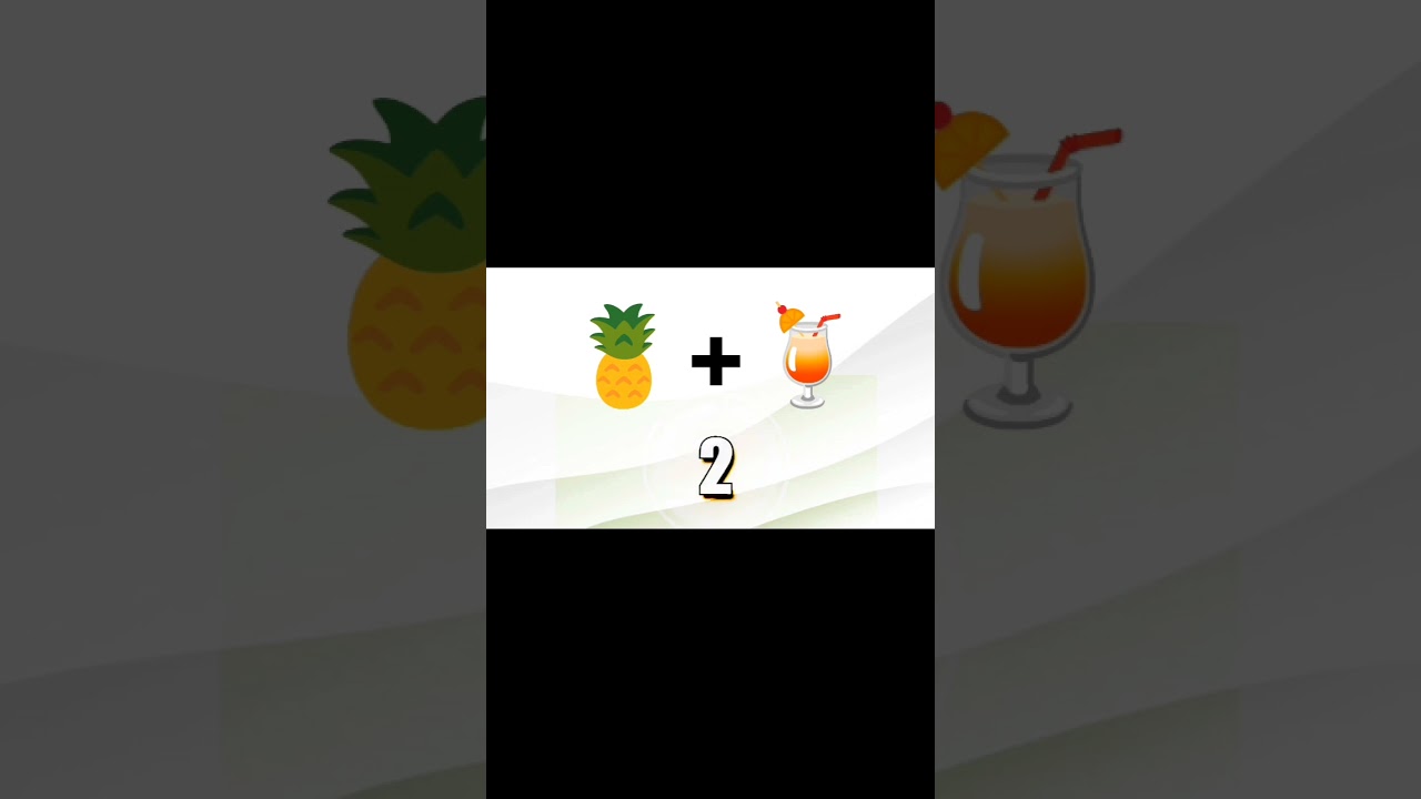 guess the drink by emojis 