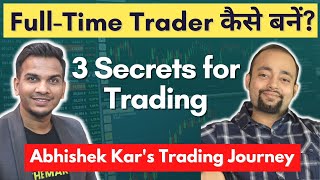 3 Secrets of a Successful Share Market Trading Strategy by @AbhishekKar | How to become a Trader?
