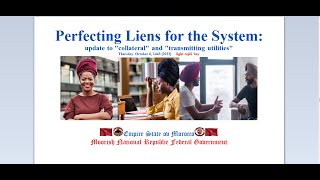 Perfecting Liens for the System: update to "collateral" and "transmitting utilities"