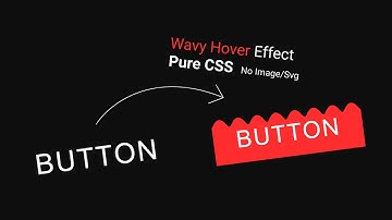 How to make Button Hover Effect | Create Pure CSS Wavy Design | HTML | CSS