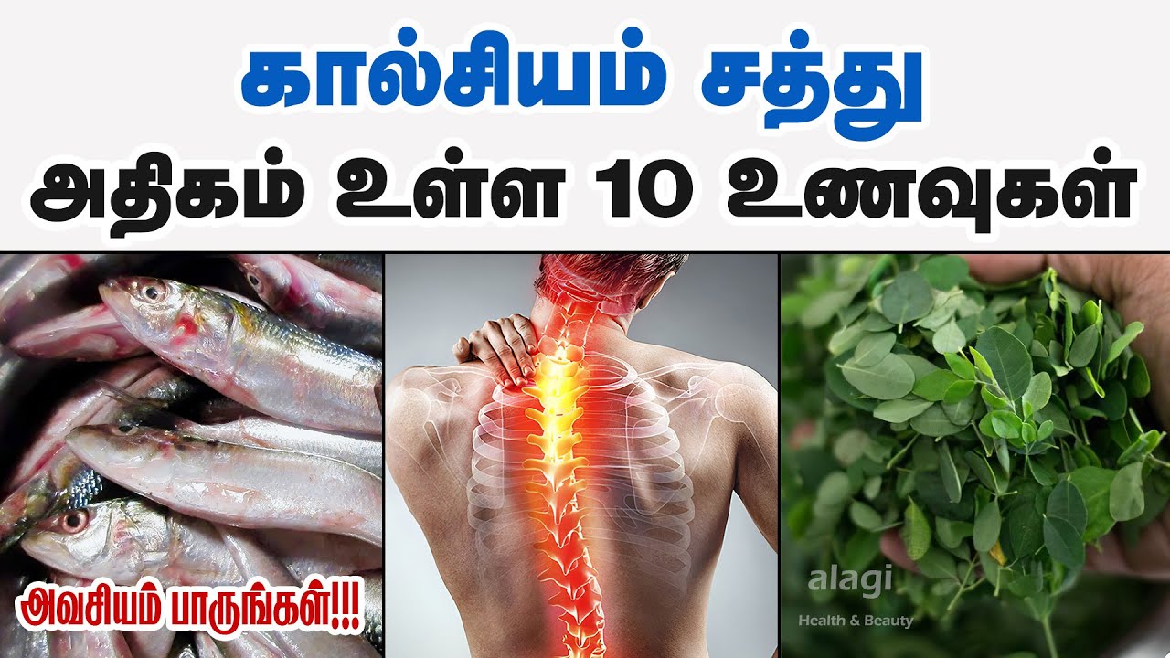 கால்சியம் அதிகம் உள்ள 10 உணவுகள் Top 10 calcium rich foods Tamil
