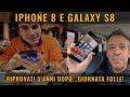 Una GIORNATA con IPHONE 8 e GALAXY S8 nel 2022!!