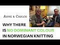 Why there is no dominant color in Norwegian knitting by ARNE & CARLOS