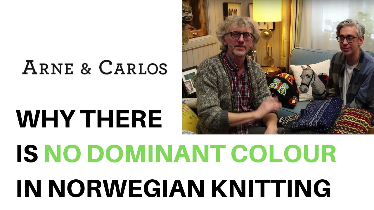 Почему в норвежском вязании нет доминирующего цвета (Арне и Карлос)