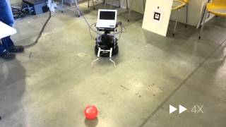 Turtlebot fetches a ball