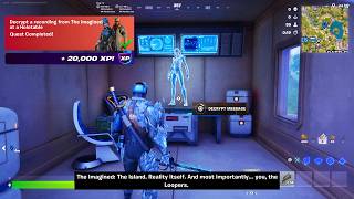 Fortnite - Decrypt A Recording From The Imagined At A Holotable (WEEK 3 Quests Challenges)