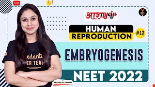 Human Reproduction Class 12 12 | Embryogenesis | NEET 2022 | NEET Biology | Meenakshi Ma'am