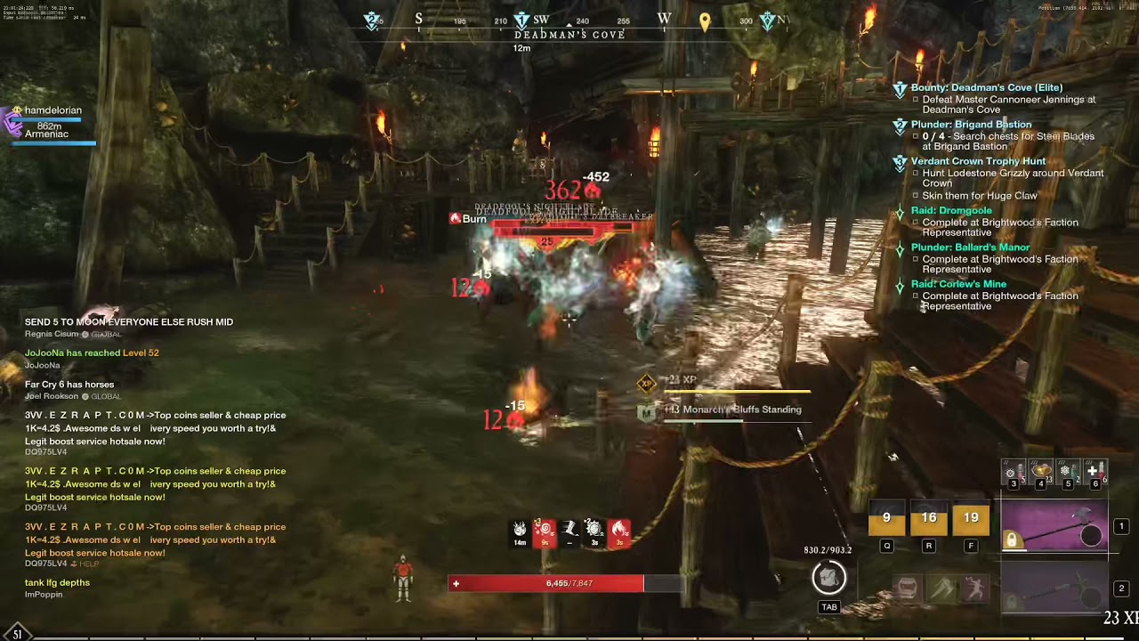 New World Deadman’s Cove Solo Boss Fights 5k crit? YouTube