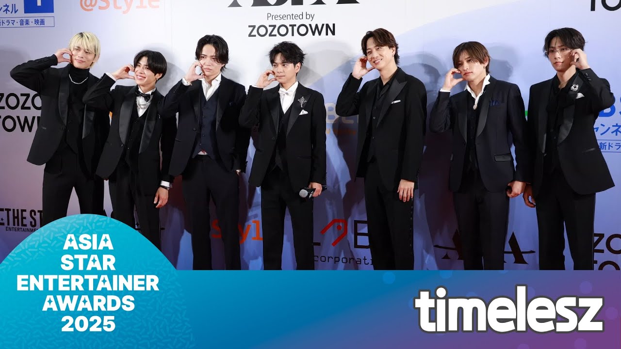 [ASEA2025 DAY1] 타임레스, 레드카펫 | 아시아 스타 엔터테이너 어워즈⭐️'Timelesz : タイムレス' Red carpet 2025.5.28