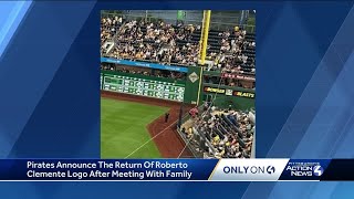 Roberto Clemente Jr. meets with Pirates after father's logo replaced at PNC Park
