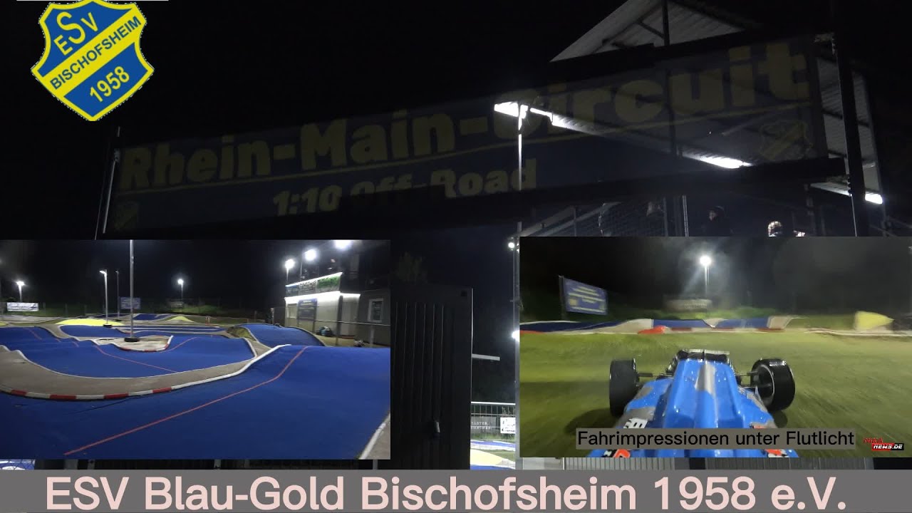 Track Focus RC Car Rennstrecke - Der Rhein-Main-Circuit unter Flutlicht des ESV Bischofsheim