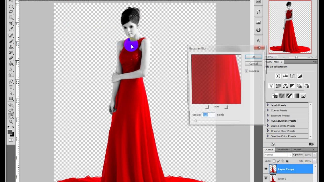 Adobe Photoshop Splash Effect Tutorial And Image Masking - YouTube