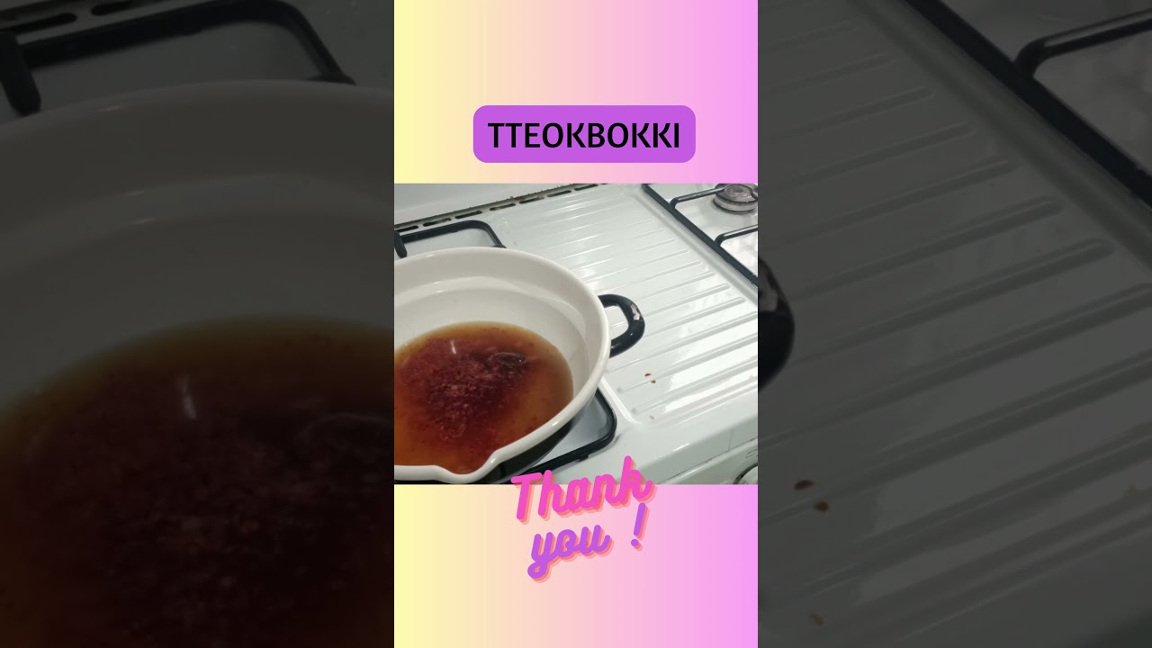 korean dinner recipes - Tteokbokki 10 minutes cooked - easy!
