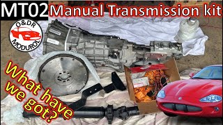 Jaguar XK8 Manual Transmission kit. We review what have we bought and what do we need. MT02 XKR X100