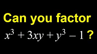 Factoring a Cubic Polynomial with Two Variables
