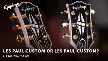 Vergeleken: Epiphone & Geïnspireerd door Gibson Custom Les Paul Custom