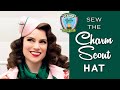 Sew the Charm Scout Hat (video with FREE pattern for '40s Garrison cap)