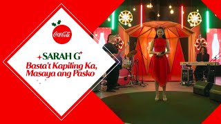 Video thumbnail of "Makikanta with Sarah G sa "Basta't Kapiling Ka, Masaya ang Pasko"!"