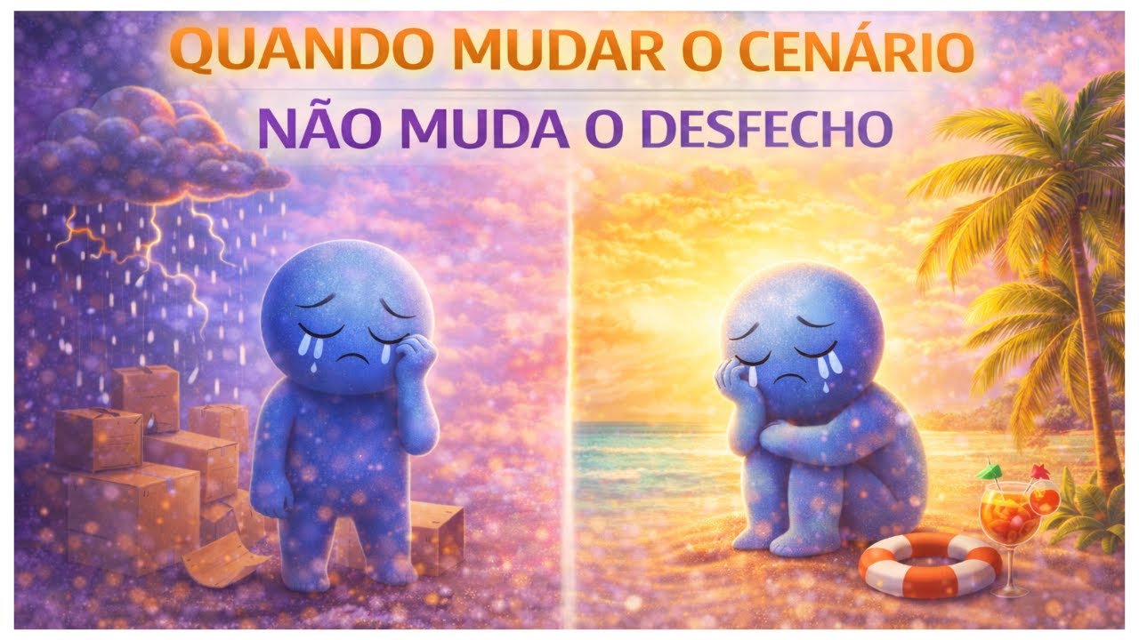 QUANDO MUDAR O CENÁRIO NÃO MUDA O DESFECHO#HábitosConscientes#ReprogramaçãoMental