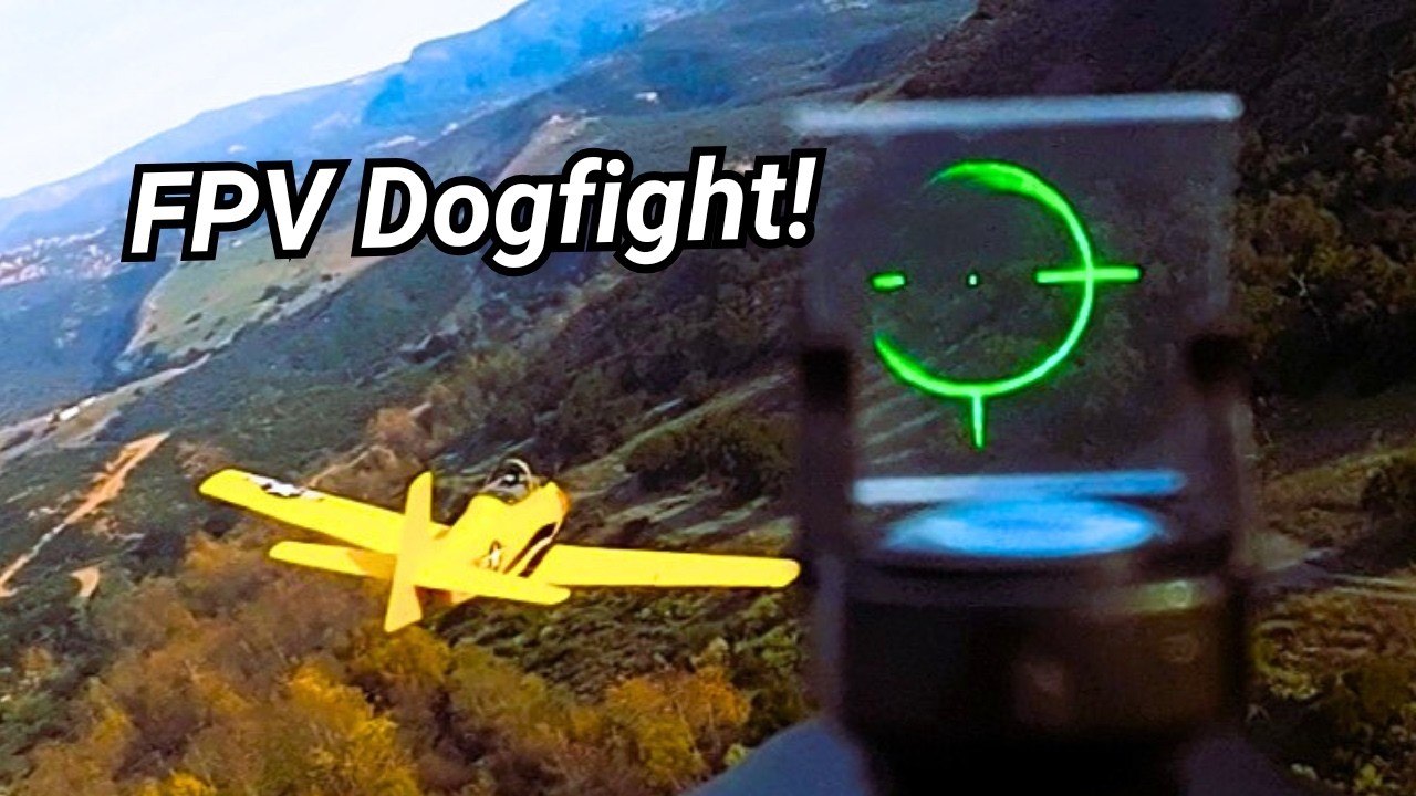 💥Воздушный бой с видом от первого лица из кабины радиоуправляемого самолета💥