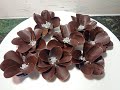 Chocolate Flowers . Easiest way to make Chocolate Flowers for decoration