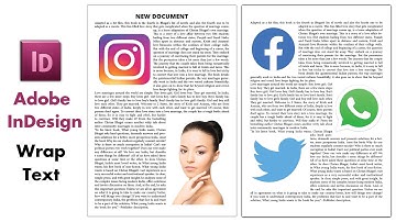InDesign Tutorial | How to Wrap Text Around an Image in InDesign | Wrap Text in Adobe InDesign