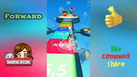 Forward vs Reverse Gaming in Bouncy Run vs Bounce Big | All Levels Gameplay