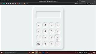 NEOMORPHIC CSS Effect Simple calculator design 2020