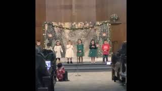 Ella's First Christmas Program 🎄 