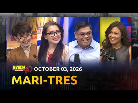 MARI-TRES | DZMM Teleradyo (03 October 2026)