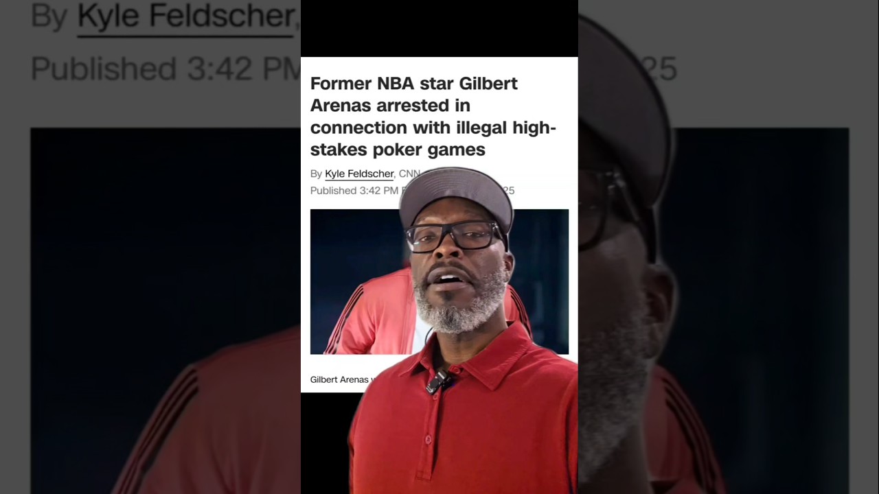 Former NBA Player Gilbert Arenas Arrested For Illegal Gambling!