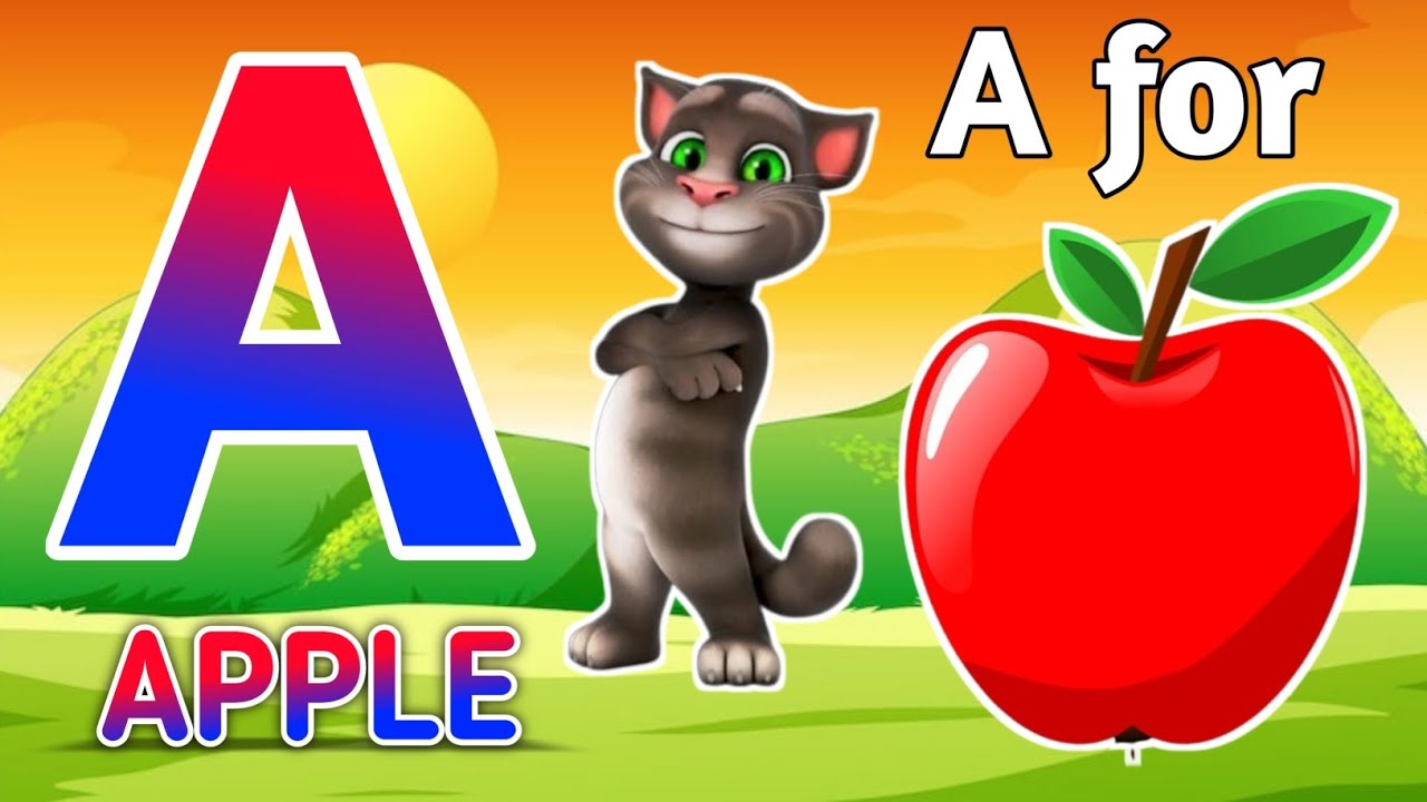 ABCD Song for Kids | A for Apple B for Ball |ABC Alphabet with sound ...