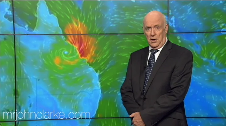 Clarke and Dawe - Cyclone Malcolm. This is a Watch and Act Warning.