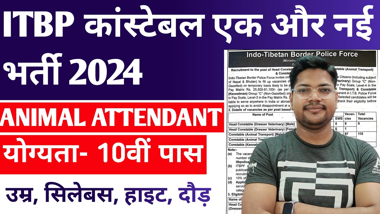 ITBP Animal Transport New Vacancy 2024 Itbp Animal Attendent Syllabus itbp-animal-transport-new-vacancy-2024-itbp-animal-attendent-syllabus