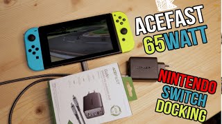 ACEFAST GaN A17 65W USB C Ladegerät mit 4K HD Ausgang - Nintendo Switch Docking Station