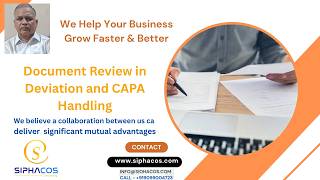 #508 SIPHACOS Document Review in Deviation and CAPA Handling