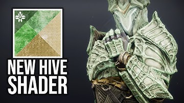 NEW Hive Shader! Make Your Guardian Lucent Hive! - Season of the Witch