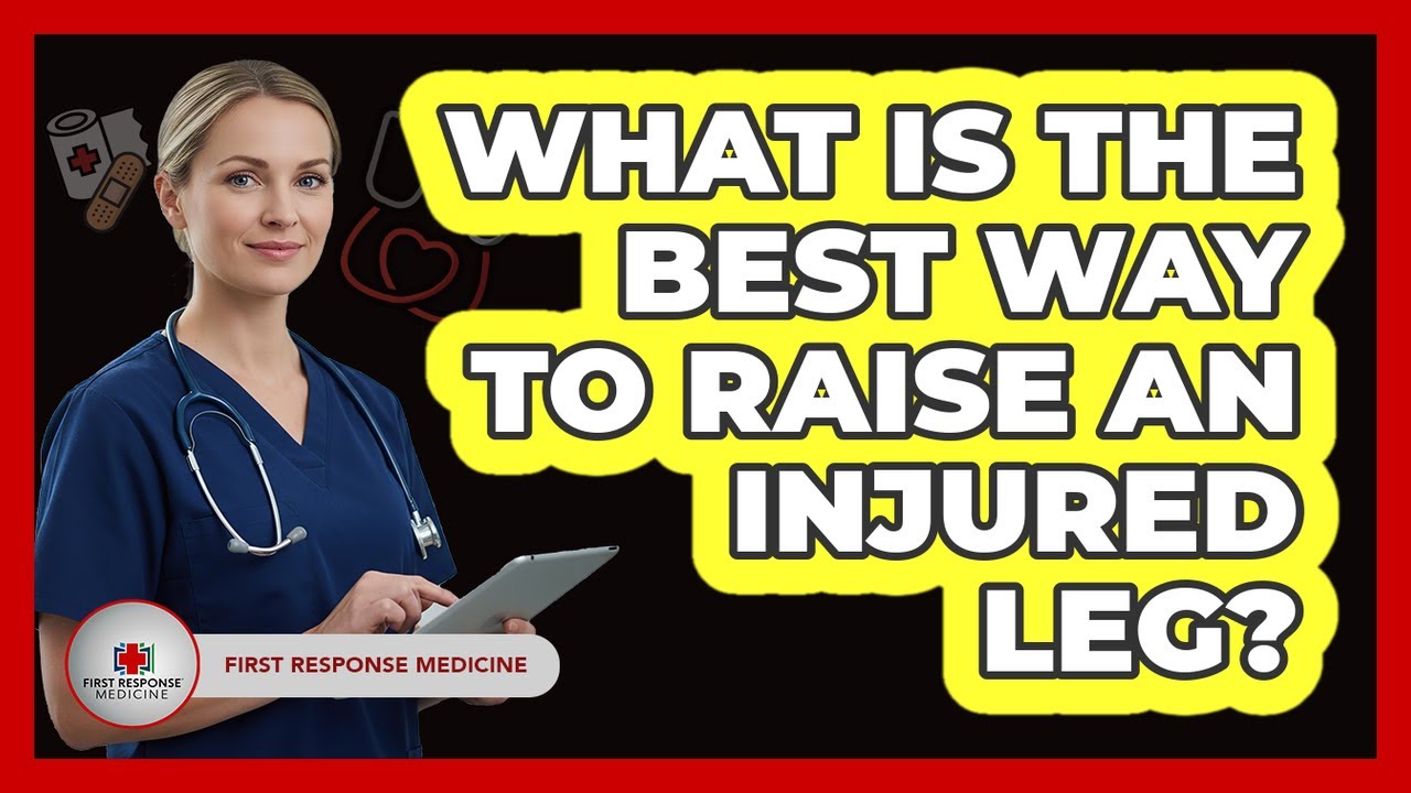 What Is The Best Way To Raise An Injured Leg?