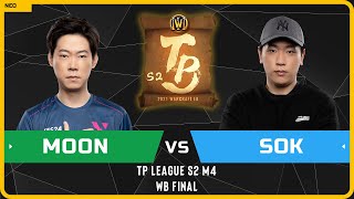 WC3 - TP League S2 M4 - WB Final: [NE] Moon vs Sok [HU] (Ro 16 - Group B)