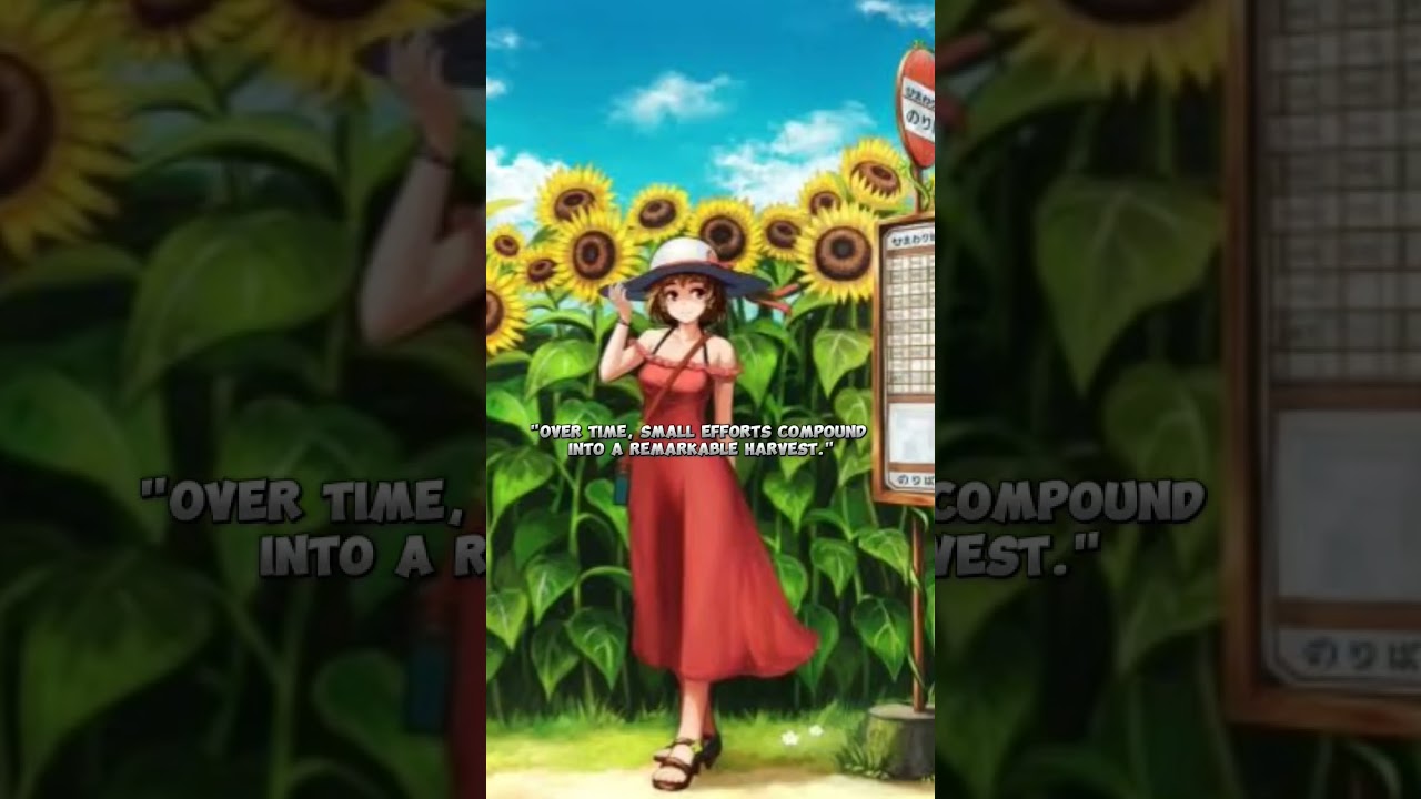 "Blossoming Dreams: The Compounding Magic of Small Efforts". 