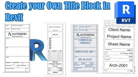How to create your own Title Block | Revit 2023 | Tutorial