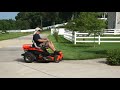 mowing with the Ariens Zoom 42 zero turn mower