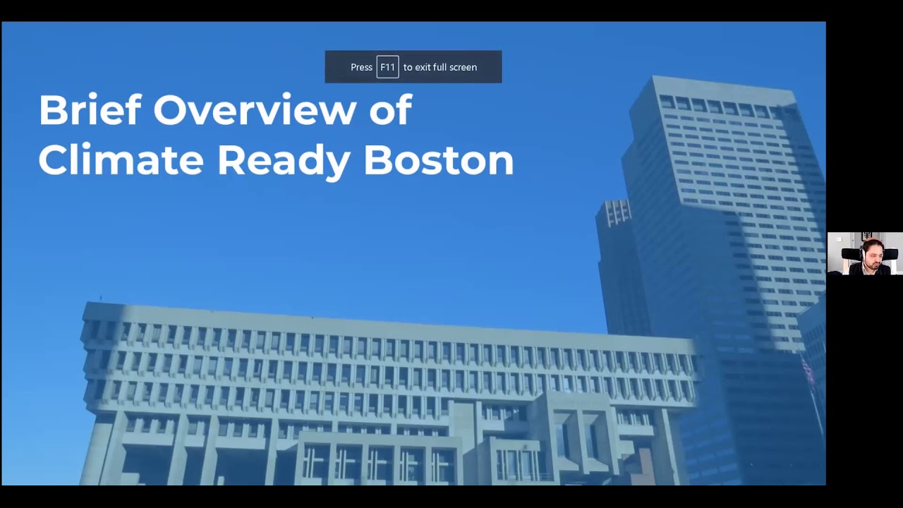 Harbor Use Forum: Climate Ready Dorchester