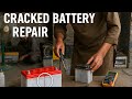 "Cracked Battery Repair at Workshop | Real DIY Fix for Big & Small Batteries"