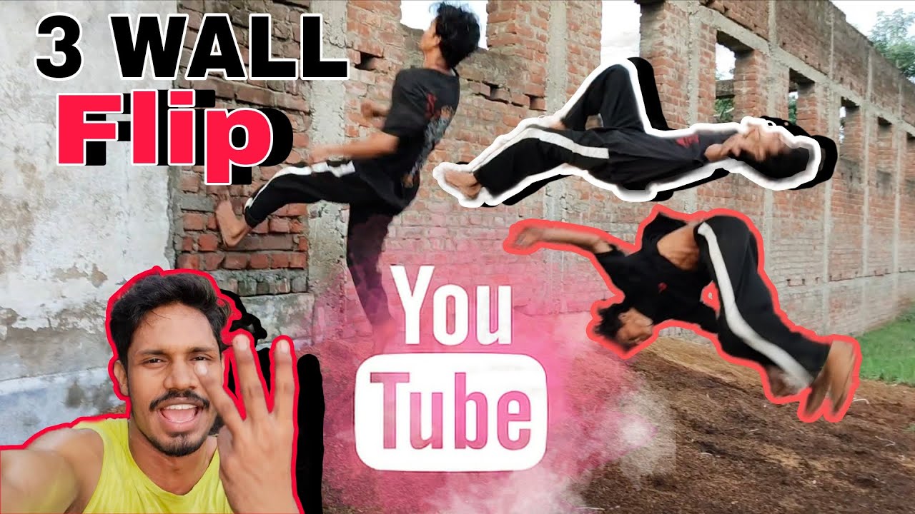 MANGARU BHAI 3 WALL FLIP MAAR KAR SAB KO CHAHUKA DIYA 😲 #vlog #youtube #youtuber #viral 