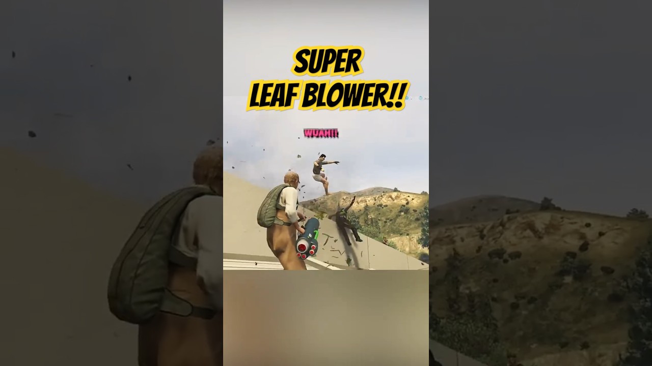 Super Leaf Blower VS Police  #gta5rp